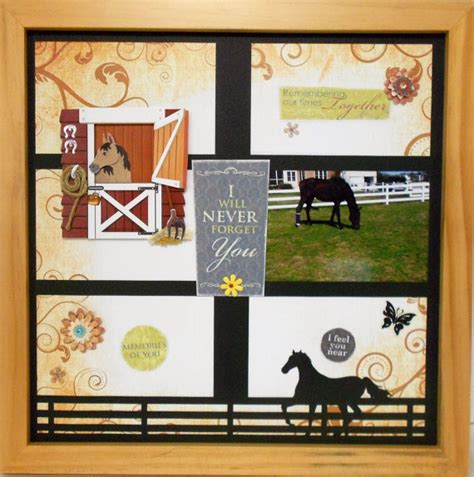 Remembering My Horse Shadow Box by theshadowbox on Etsy, $40.00 | Horse