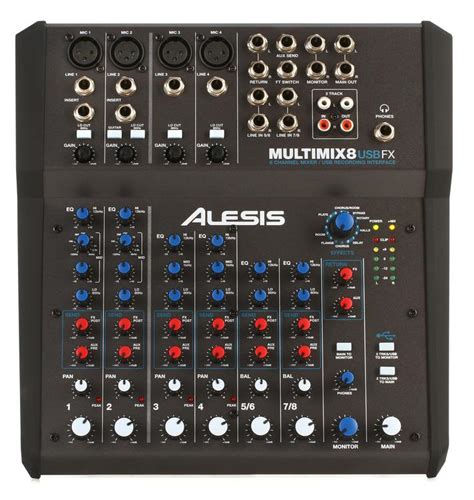 Alesis Multimix 8 Usb Fx Mixer With Usb And Effects Sweetwater