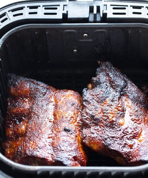 Easy Bbq Air Fryer Ribs My Forking Life