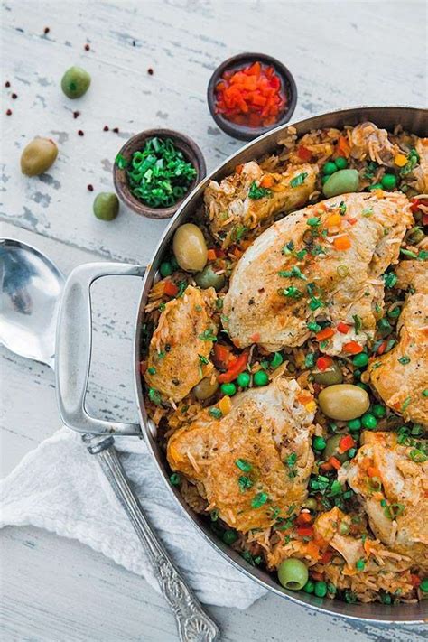 It has spices, it has protein, and healthy veggies that taste. Arroz Con Pollo | Recipe | Recipes, Stuffed peppers ...