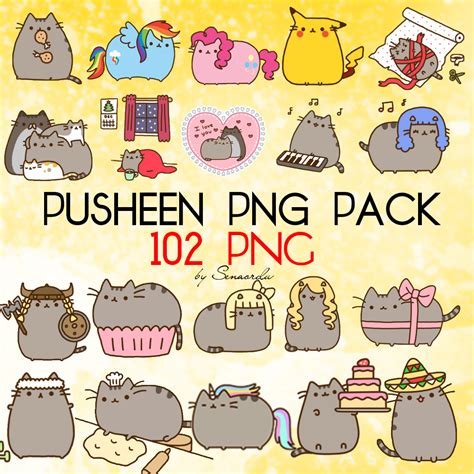 Pusheen Png Pack By Navysenaordu On Deviantart