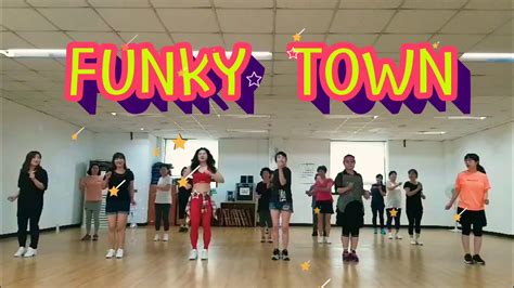funky town line dance youtube