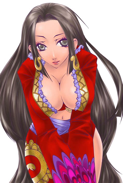 Boa Hancock One Piece Highres 1girl Breasts Cleavage Female Focus