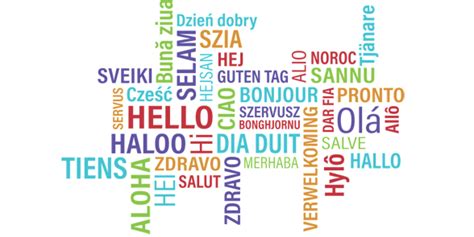 Hello in Different Languages - I Love Meet and Greet Blog