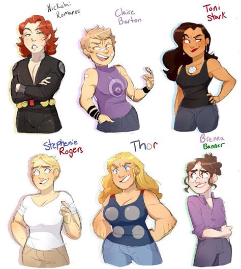 Gender Bent Avengers