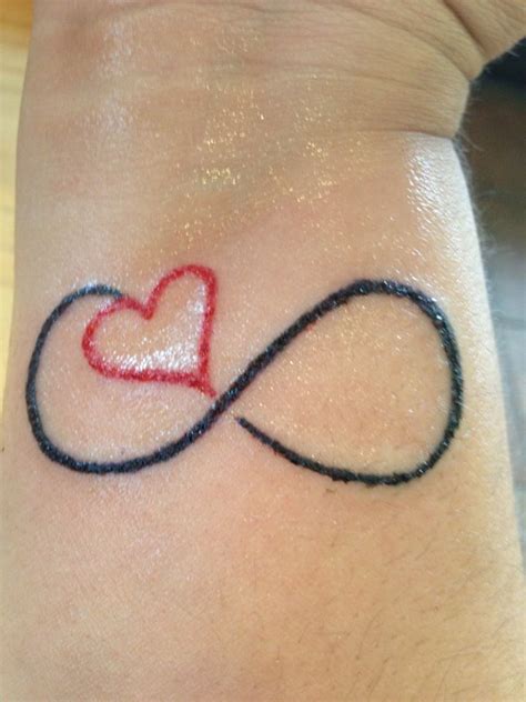 Infinity Heart Graphic Infinitytatueringar Hjärttatueringar Tatuering