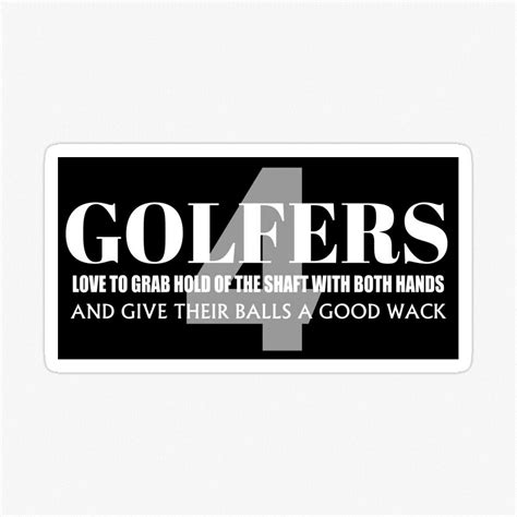 Golfers Sticker Sticker For Sale By 13thstreet Funny Golfer Golf