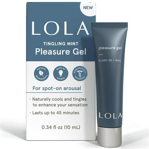 Lola Pleasure Gel For Heightened Arousal Silicone Based Lubricant For Women 0 34 Fl Oz