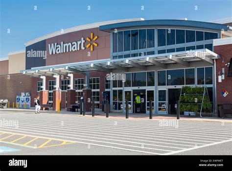 Walmart store, USA - food supermarket or superstore in Haymarket