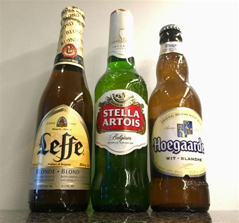 Best Of Belgium 🇧🇪 Leffe Blonde Stella Artois Hoegaarden Hoegaarden