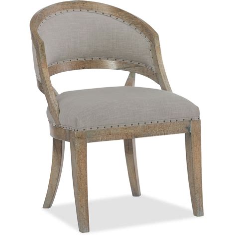 Hooker Furniture Boheme Upholstered Barrel Back Side Chair | Stoney