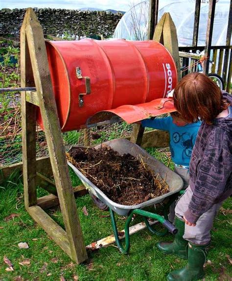Diy Steel Drum Compost Tumbler Homemade Compost Tumblers For Your Diy