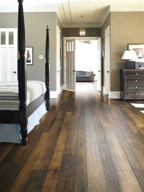 Dark hardwood floors have experienced a steady growth in popularity over the last few. # Wood Flooring Ideas and Trends for Your Stunning Bedroom ...