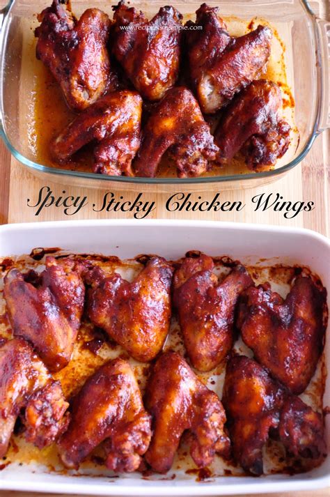 Sticky Spicy Chicken Wings Recipes Are Simple