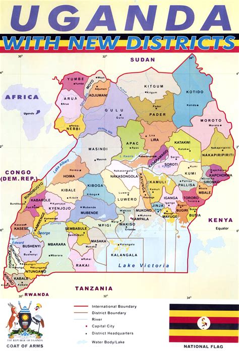 Uganda On Map Of Africa World Map