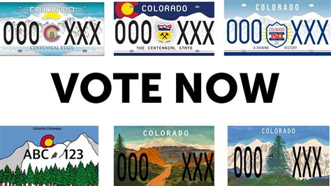 Voting Is Open For Colorados 150th Anniversary License Plate Krdo