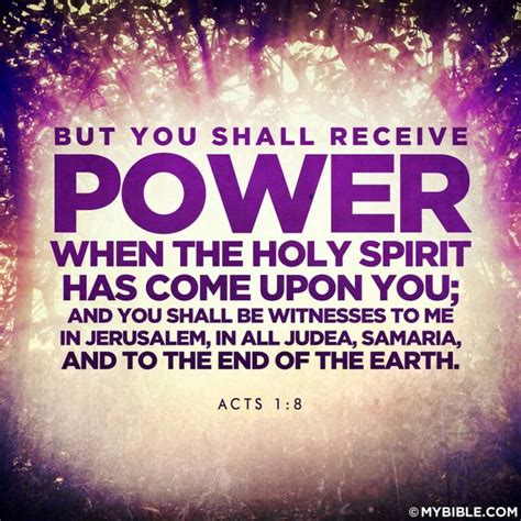 Acts But You Shall Receive Power When The Holy Spirit Has Come