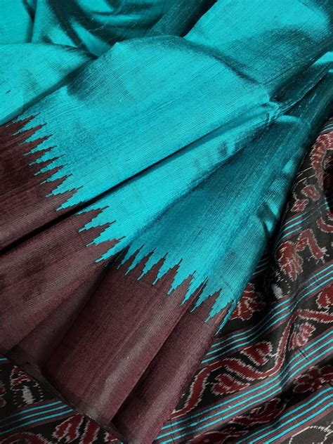 Warehouse craft supplies has a large selection of bulk silk flowers and silk floral items for sale at wholesale prices. Dark Teal Blue Color Raw Silk Mark Saree with Ikat Pallu ...