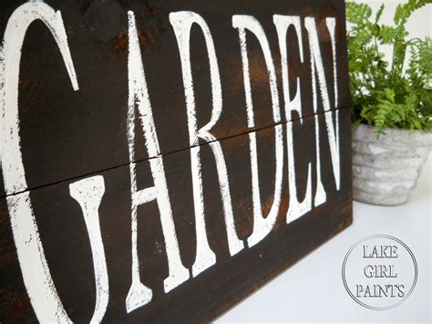 Lake Girl Paints Topiary Garden Art On Rustic Boards