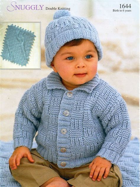 Baby Jacket Hat Blanket Baby Knitting Pattern Pdf Download Baby C