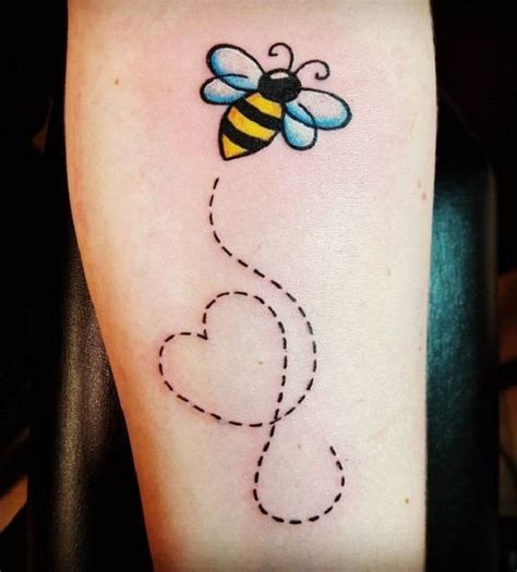 Cute Little Bee With Heart As Bee Depicts Love And Affection This