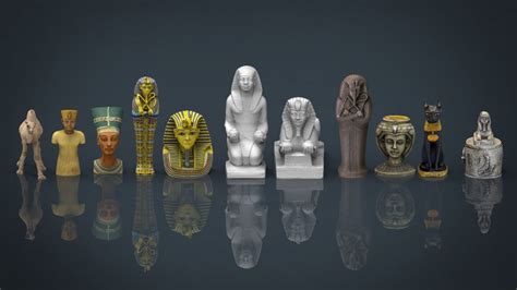 3d model egypt collection pack download