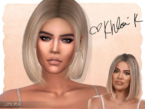 Joleas Khole Kardashian Sims 4 Mods Clothes Sims Mods Celebrity Face