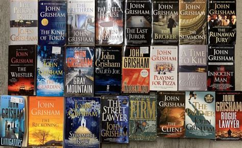 List Of The Best John Grisham Books And Legal Novels 56 Off