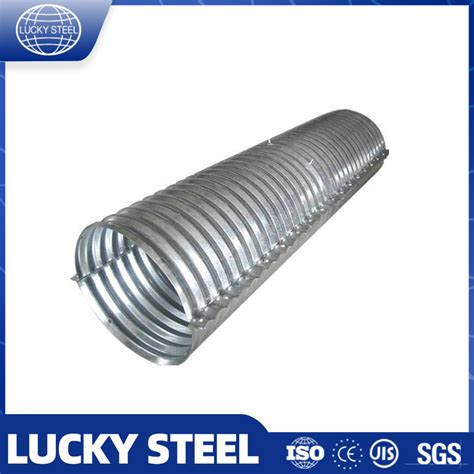 Corrugated Galvanised Steel Metal Culvert Pipe China Metal Culvert