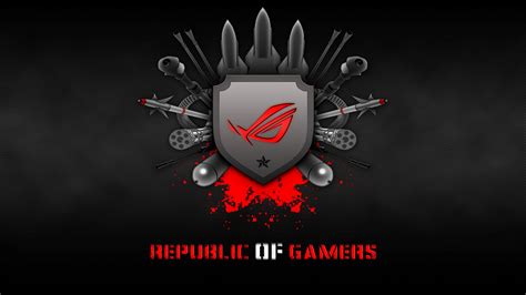 Rog Republic Of Gamers Logo Asus Wallpaper Hd 3 Wallpaper Rog