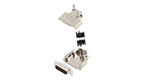6355 0009 02 Encitech Connectors Da 15 Plug D Sub Connector Kit