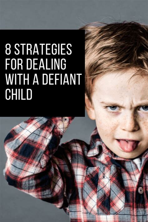 8 Strategies For Dealing With A Defiant Child In 2020 Defiant Children Defiant Behavior Kids