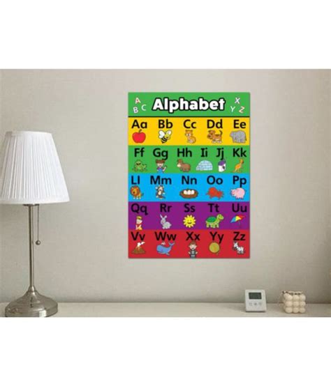 Photojaanic The Alphabets Poster For Kids Learning Charts Paper Wall