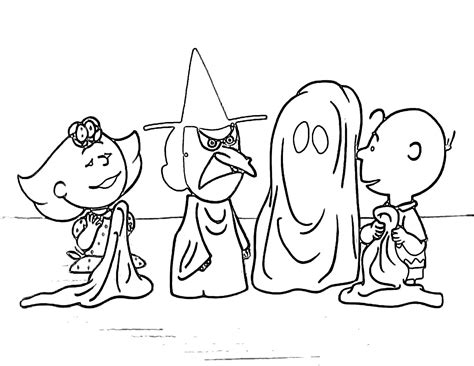 Peanuts halloween coloring 231x300 its the great pumpkin charlie brown coloring pages. HALLOWEEN COLORINGS