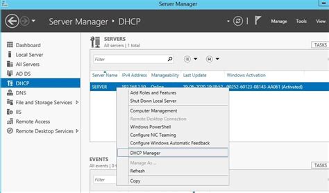 Install And Configure Dhcp Server In Windows Server 2012