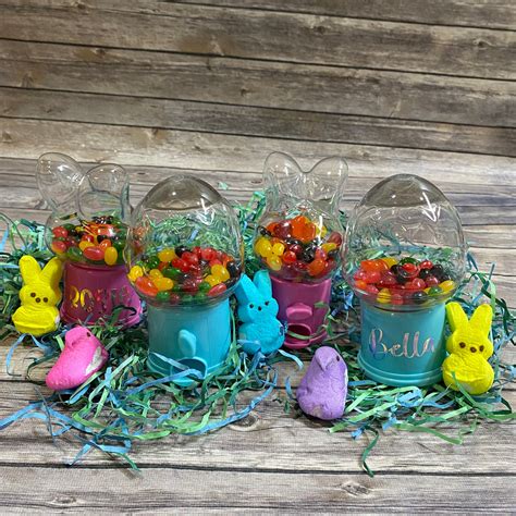 Personalized Easter Bunny And Easter Egg Candy Dispensers Krafts