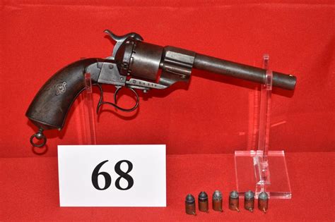 At Auction Lefaucheux Model 1854 Pinfire Revolver