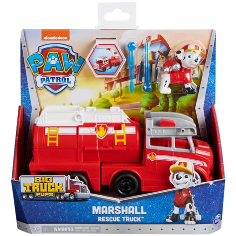 Buy Paw Patrol Big Truck Pups Marshall Transforming Toy Truck For