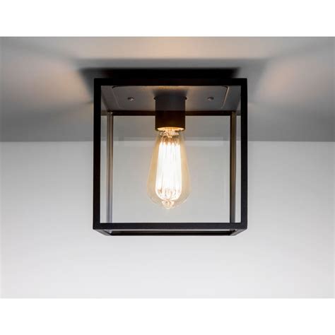 Leds strip to the created. Astro - 1354001 | Box black Ceiling light glass box