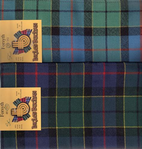 Tartan Sash Clan Forsyth Ladies Scottish Wool Plaid Ebay