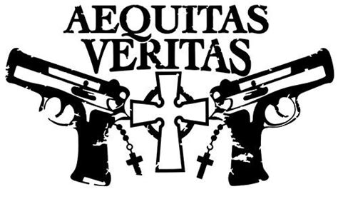 Aequitas Veritas Sticker Vinyl Decal Boondock Saints Ebay