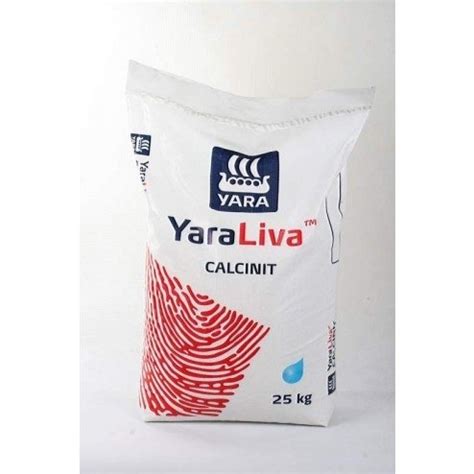 Fertilizante Nitrato De C Lcio Yara Liva Calcinit Hidroponia Foliar Kg