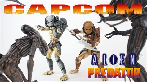 Neca Capcom Alien Vs Predator Arcade Predators Review Youtube