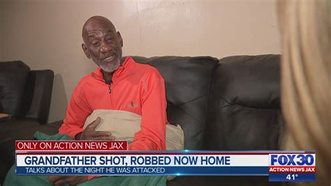 grandpa shot and robbed while walking out of jacksonville gas station now home from hospital