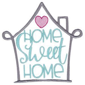 This is a listing for a digital pdf embroidery pattern of our 6′home sweet home design. Bunnycup Embroidery Home Sweet Home in 2020 | Machine ...