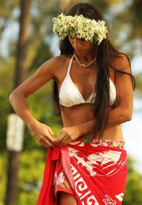 tahiti hawaiian girls island girl polynesian dance