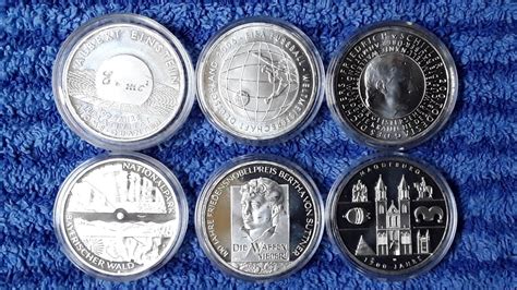 Day 8 German 10 Euro Silver Commemorative Coins 2005 Youtube