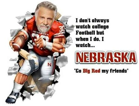 Husker Football Nebraska Football Football Memes Nebraska