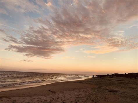 Sunset On The East Coast Beach Travel Holiday Sand Nature