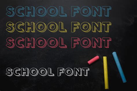 School Font By Owpictures · Creative Fabrica